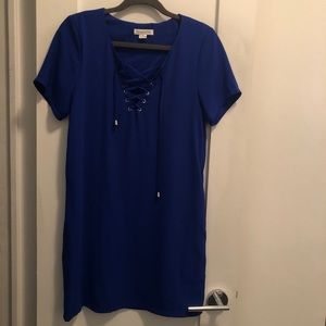 Royal Blue Shift Dress